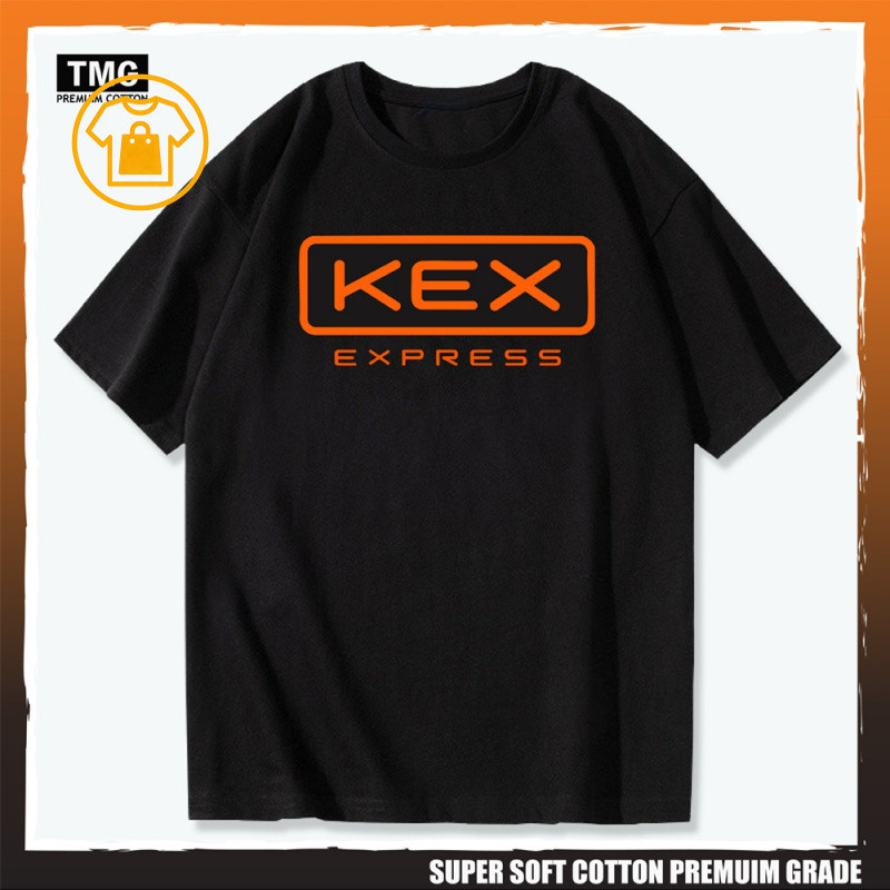 เสื้อยืดคอกลม KEX Express ผ้าคอตตอน 100%