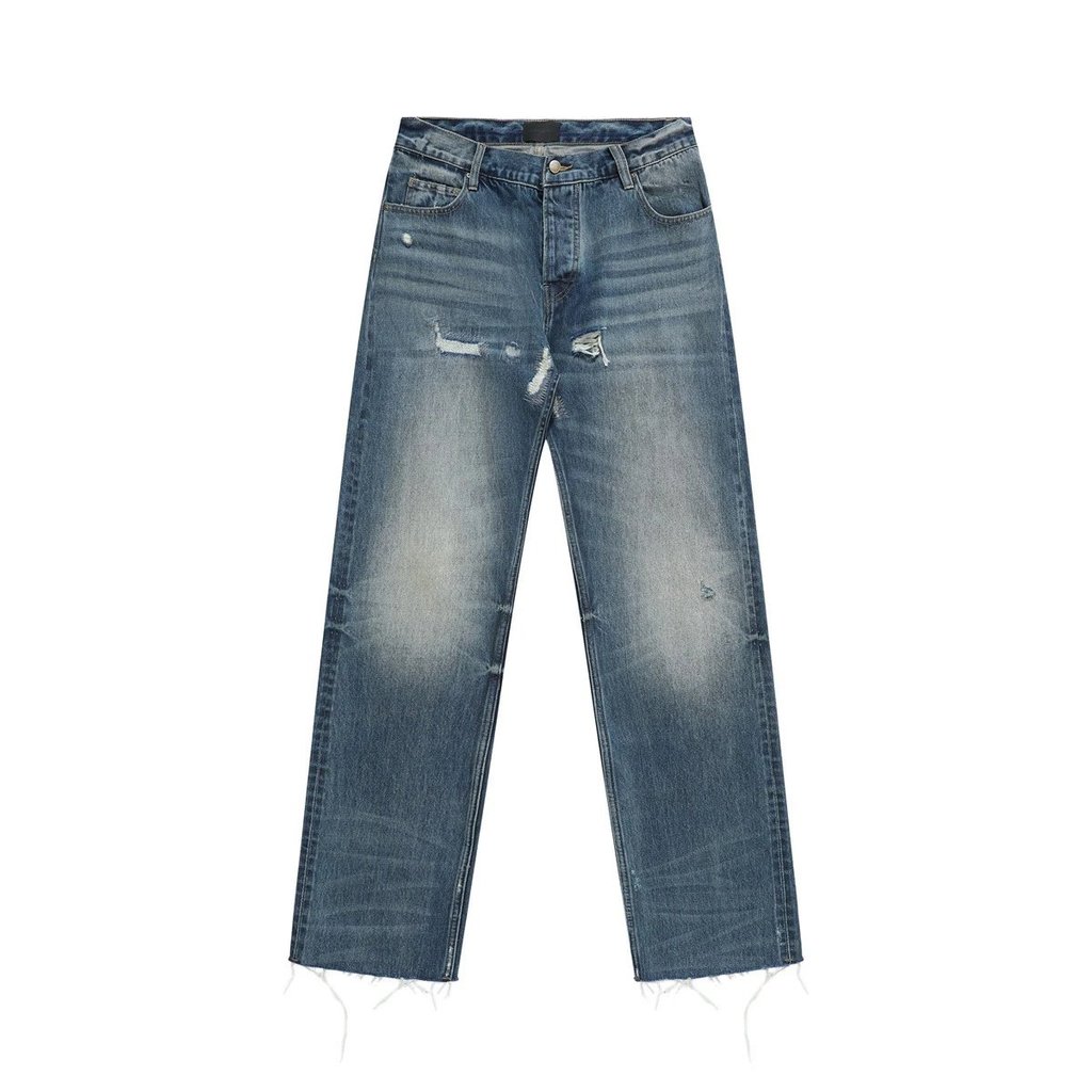 กางเกงยีนส์แนวเรโทร High Street จาก Fear Of God สไตล์ทรงตรง สำหรับทั้งผู้ชายและผู้หญิง