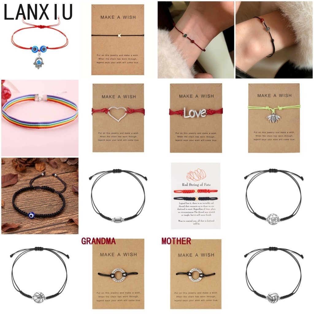 LANXIU สร้อยข้อมือแฟชั่น สำหรับเครื่องประดับทุกวัน