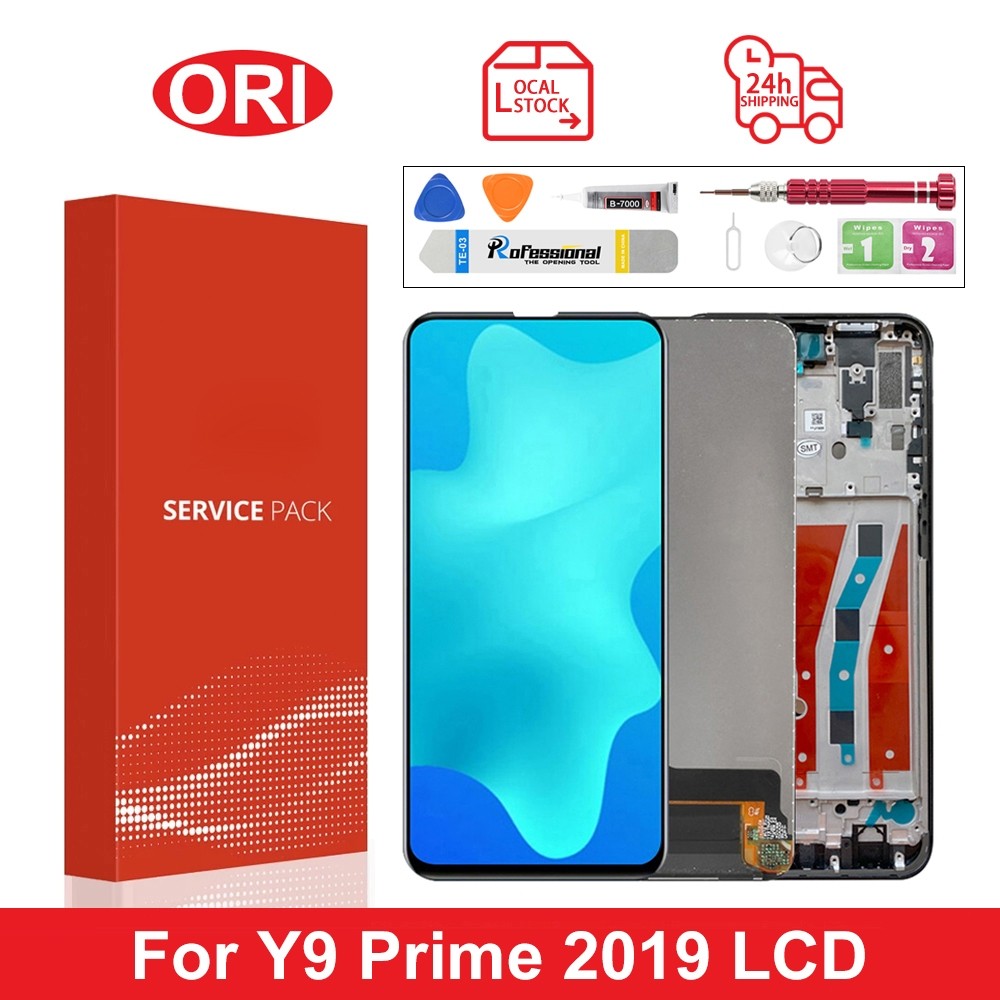 สําหรับHUAWEI Y9 PRIME 2019 STK-L21 STK-L22 STK-LX3/HONOR 9X/Y9S LCD TOUCH SCREEN DIGITIZERจอแสดงผลร