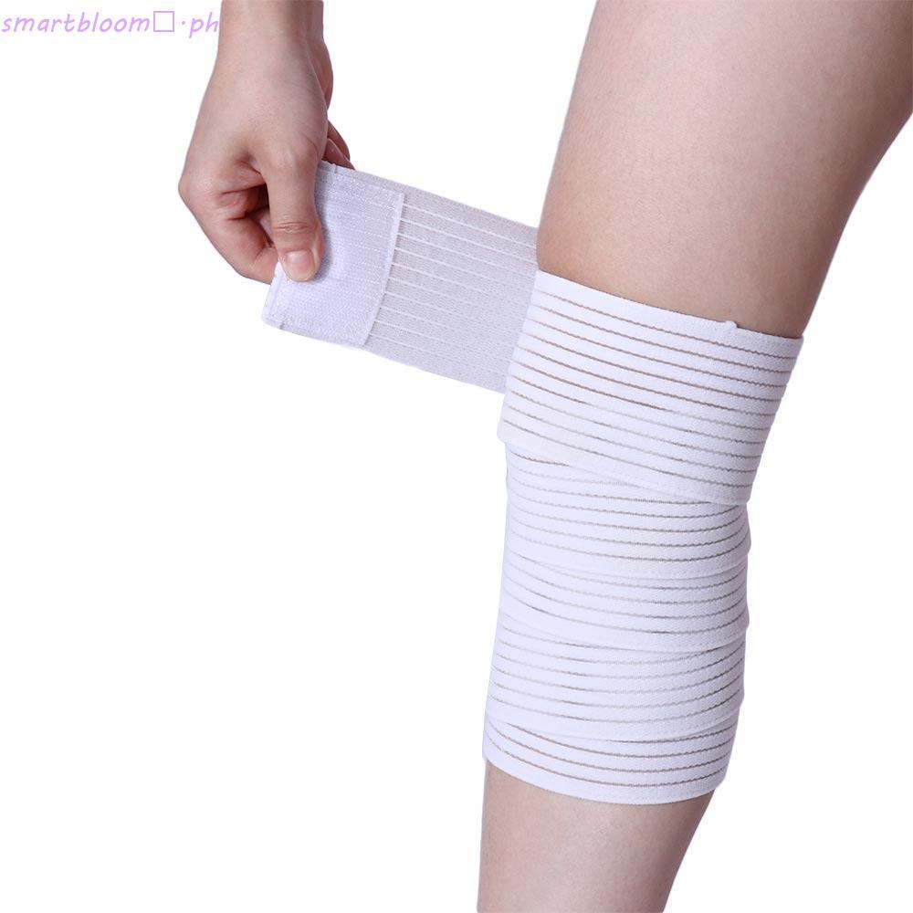 สมาร์ทบลูม​ Wraps Support Protector Sports Powerlifting Elastic Compression Bandage ข้อเท้าเข่าน่องข