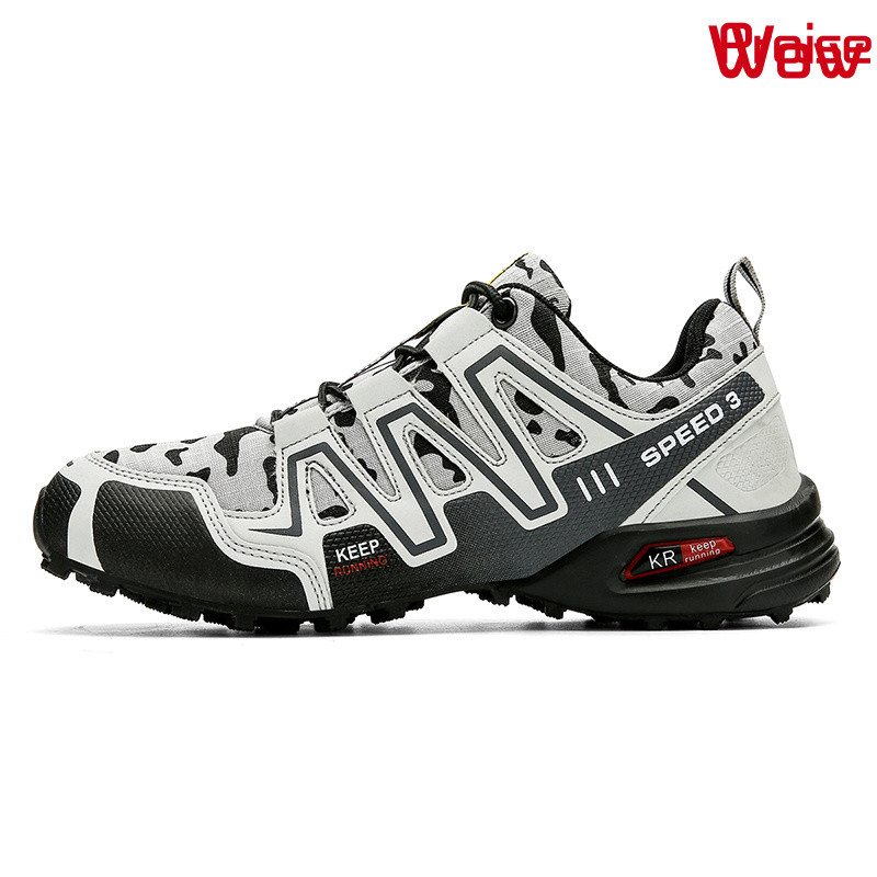 รองเท้าเดินป่า Solomon กันลื่น ทนทาน ใช้งานกลางแจ้งสำหรับผู้ชาย