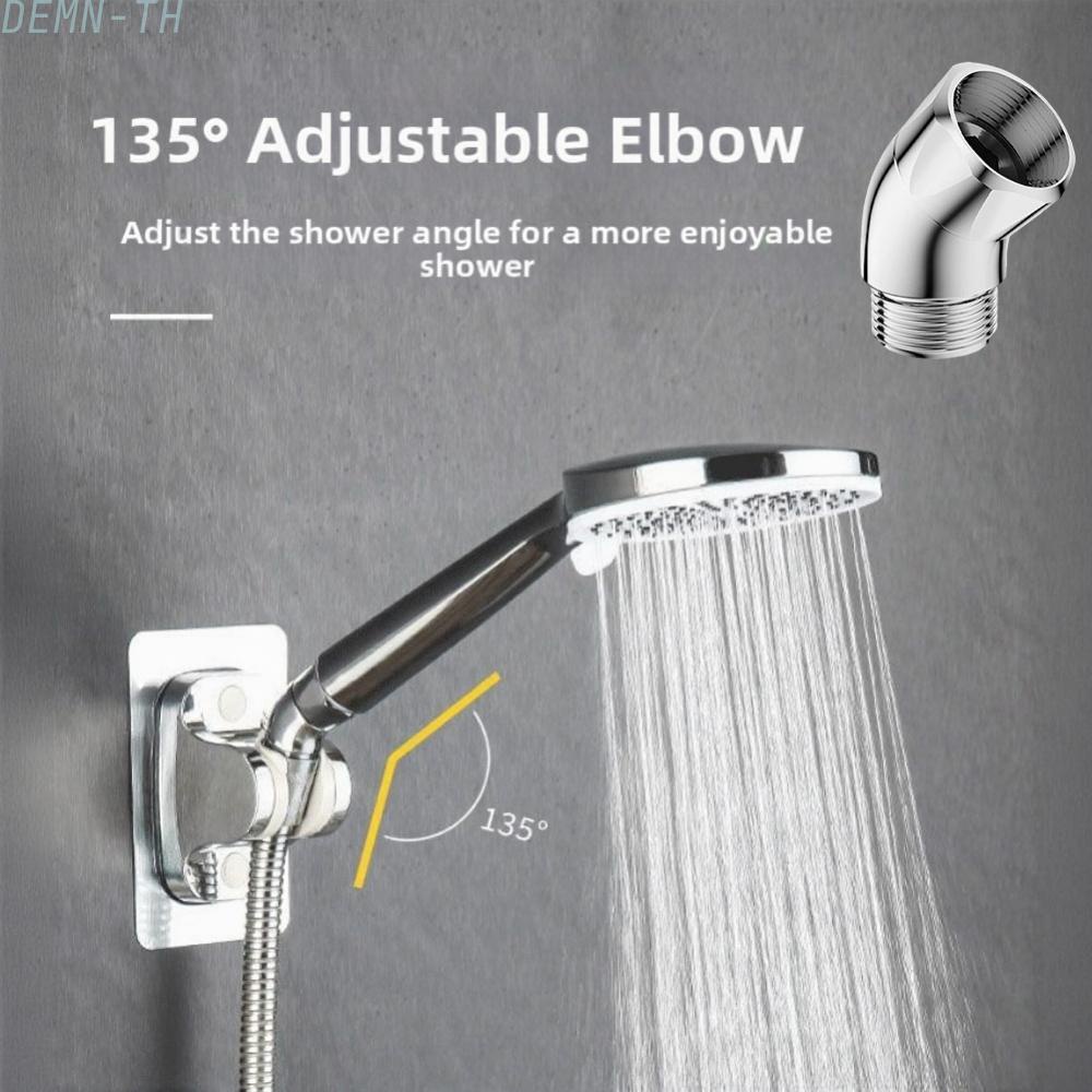 135° Shower Head Elbow Adapter For Wall-mounted Shower Or Handheld Shower Head