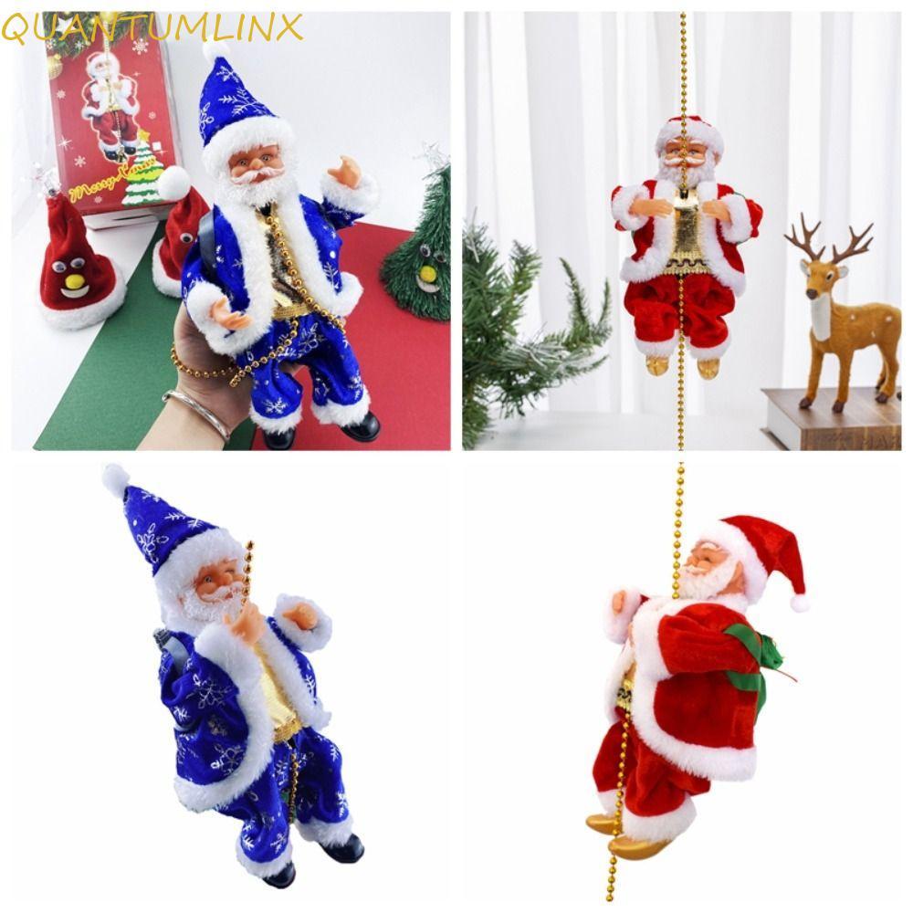 QUANTUML ซานตาคลอสไฟฟ้า,เชือกปีนเขาบันได Twerk Santa Claus,ร่มชูชีพเต้นรําต้นไม้ Twerk บันไดปีนเขาซา