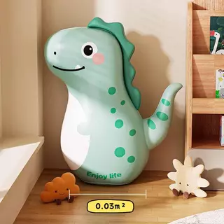 COD ตุ๊กตาล้มลุก ของเล่นเป่าลมสำหรับเด็ก 65/32cm รูปสัตว์ ล้มลุกเป่าลม วัสดุ PVC ของเล่นเด็ก