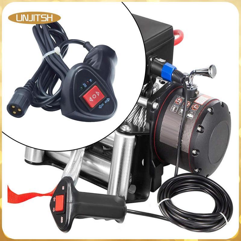 [unjitsh] Universal Winch Controller High Performance Vehicle Accessory Connector Cable Electric Win