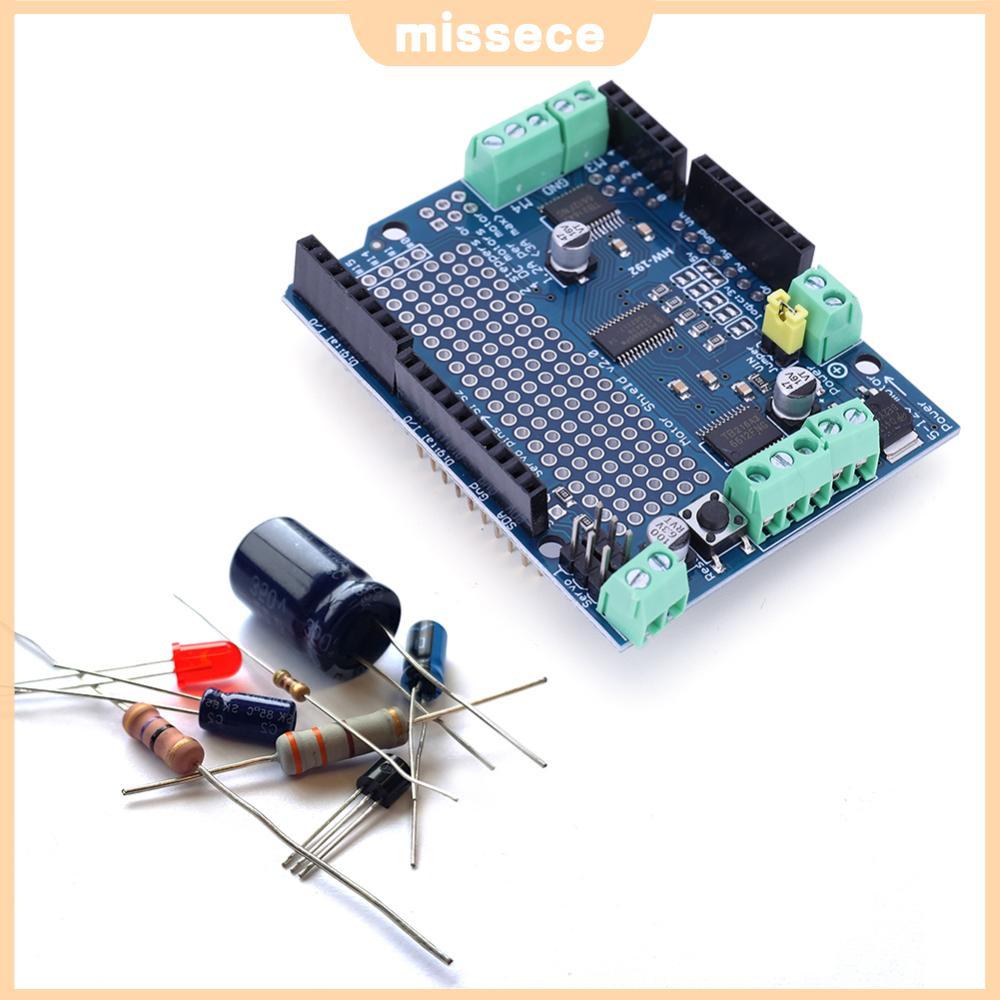 Motor Shield Driver Board Shield V2 DC Stepper Motor Module Board เปลี่ยน L293D [Missece.th]