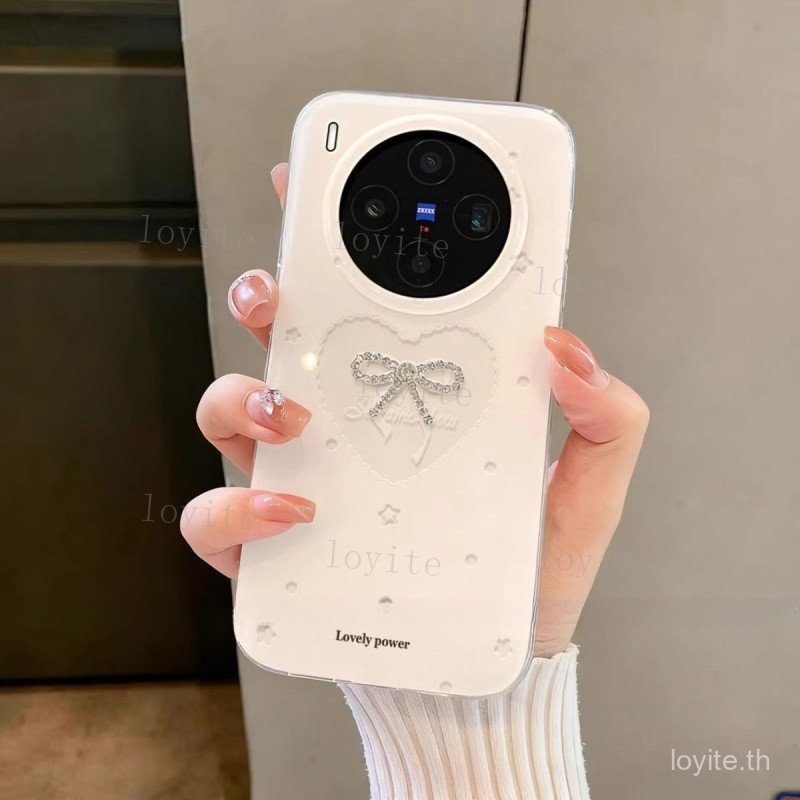 INS Minimalist สําหรับเคสโทรศัพท์ VIVO X300 Pro ที่มีการออกแบบศิลปะและซอก, VIVO X300 3D ผีเสื้อปมเปล