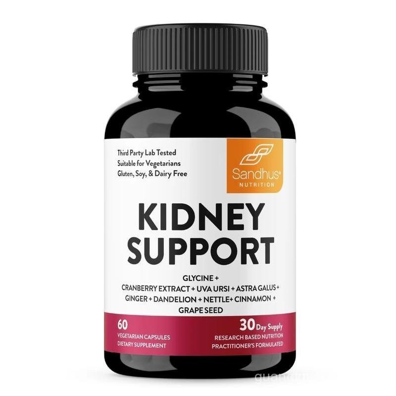 【Sandhus】Kidney Cleanse Detox Support Supplement, Cranberry, Grape Seed, Uva Ursi Extract to Support