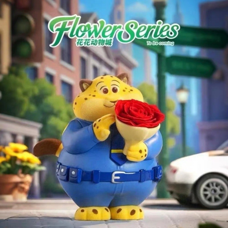 BESTINE Flower Zootopia2 Mini Collection Mystery Box Judy/Nick Figure เครื่องประดับดอกไม้แห้งของขวัญ