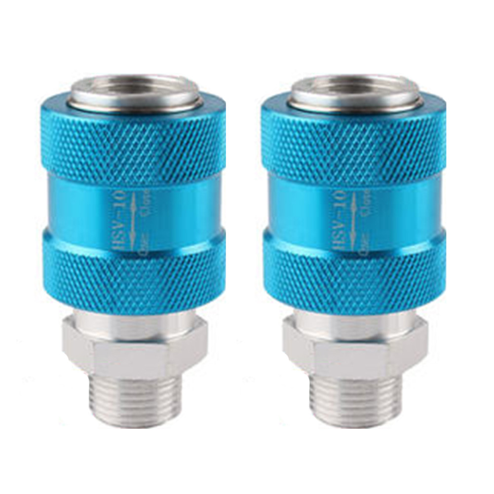 วาล์วสไลด์มือนิวเมติกควบคุมการไหล HSV06 HSV08 HSV10 HSV15 G1/8 G1/4