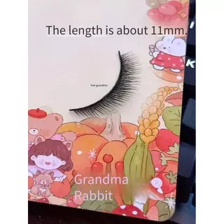 Hard Stem Baby ตรงขนตาปลอมผู้ใหญ่ชาย cos ธรรมชาติ Mom Raw Double Eyelid สามเณรกระต่าย Granny 233 แฟชั่นที่สมจริง Face Repair สาว