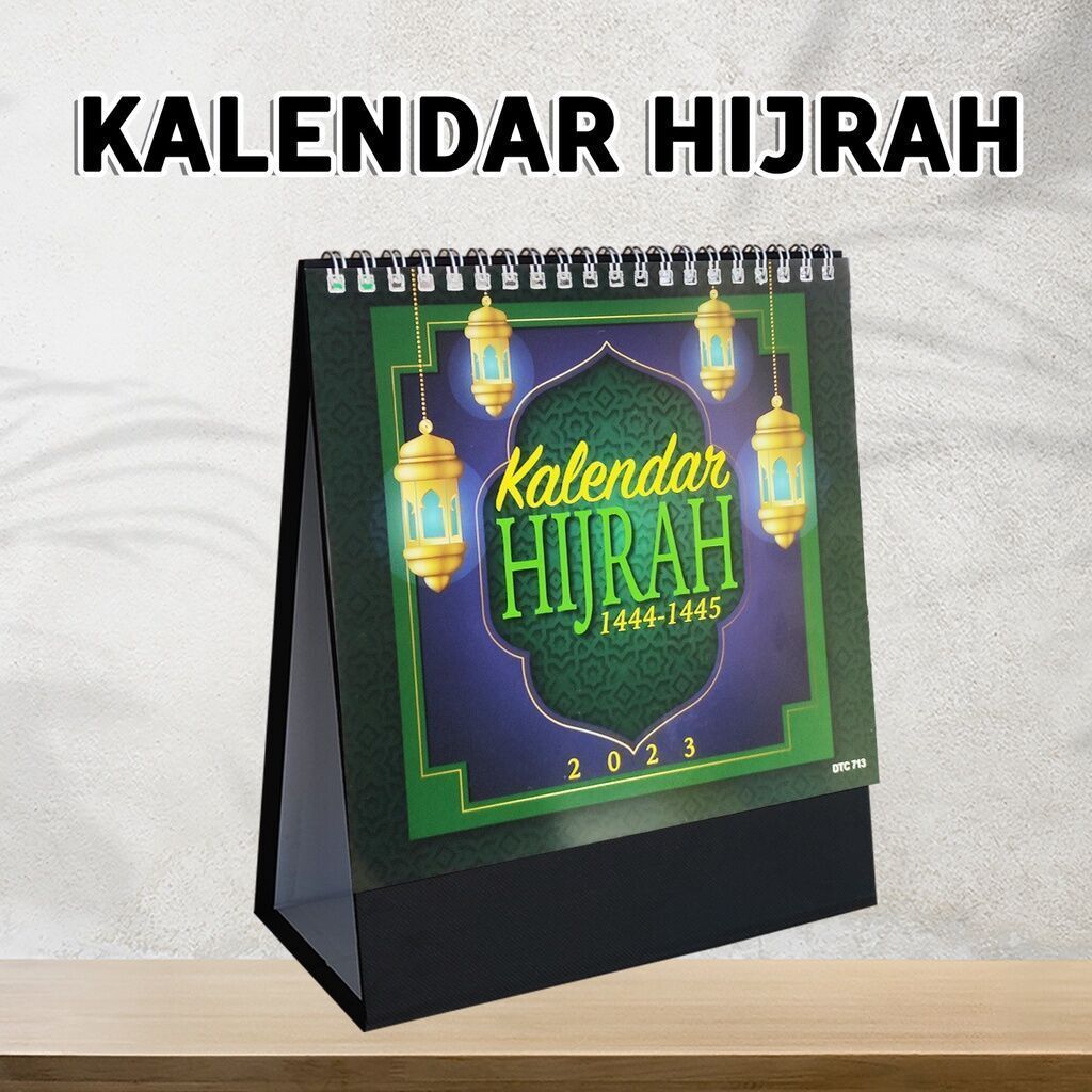 Calender 2024 วันหยุดสาธารณะพร้อม Lunar / วันที่อิสลาม / ปฏิทินตั้งโต๊ะ Kalendar Hijrah Calander