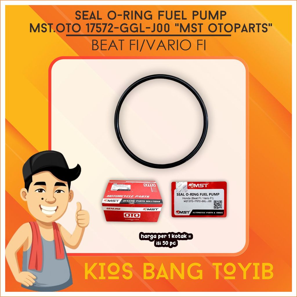 (MST) ปั๊มเชื้อเพลิงซีลโอริง Honda BEAT FI VARIO FI 17572-GGL-J00 SCOOPY PCX SUPRA ORIGINAL (50PC)