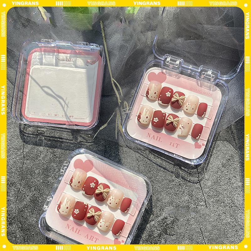 [yingrans] 20/50 แผ่น 6.5x6.3 ซม.เล็บบรรจุกระดาษแข็ง Handmade เล็บปลอมออกแบบ Swatch แสดงการ์ดเล็บจอแสดงผลเล็บเล็บ Propfie TH - รูปที่ 6