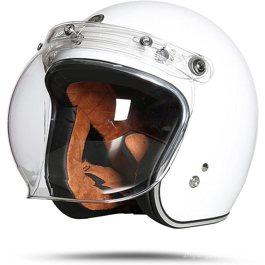 LIONCINO หมวกกันน็อคมอเตอร์ไซค์ครึ่งหมวกกันน็อครถจักรยานยนต์หมวกกันน็อคออฟโรดหมวกกันน็อคสกู๊ตเตอร์หม