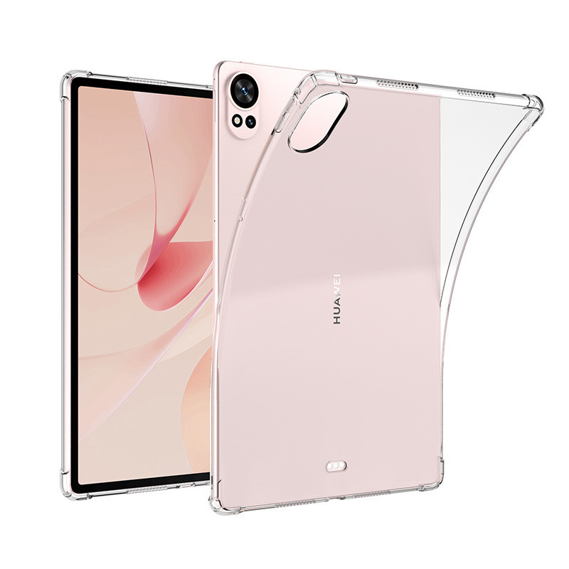 กรณีโปร่งใสสําหรับ HUAWEI MatePad 12X 2026 2024 Air 12 นิ้ว BKY-W00 W10 W20 W09 Soft TPU Anti-fall ถ