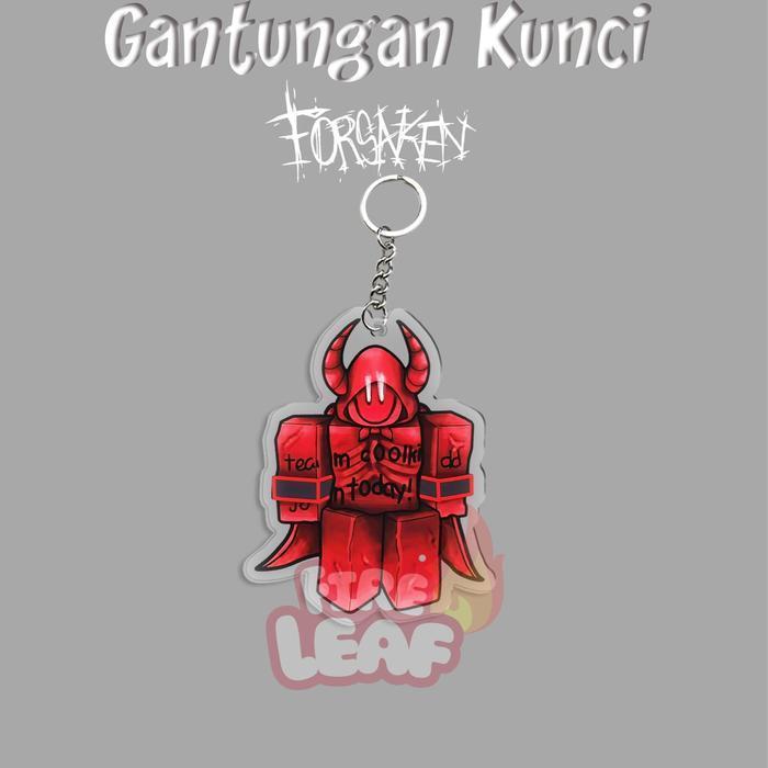 GANTUNGAN KUNCI AKRILIK ROBLOX FORSAKEN COOLKID MILESTONE 4 / GANCI ROBLOX KEREN KEYCHAIN - เอ