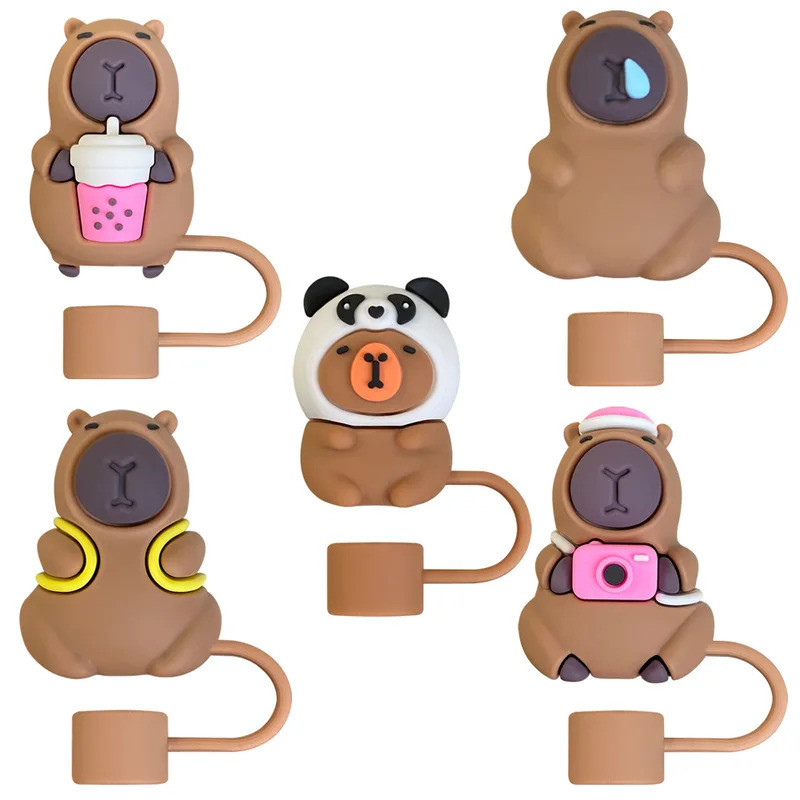 หมวกฟางรูปทรง Capybara เหมาะสําหรับฟาง 10 มม. หมวกตกแต่งฟาง