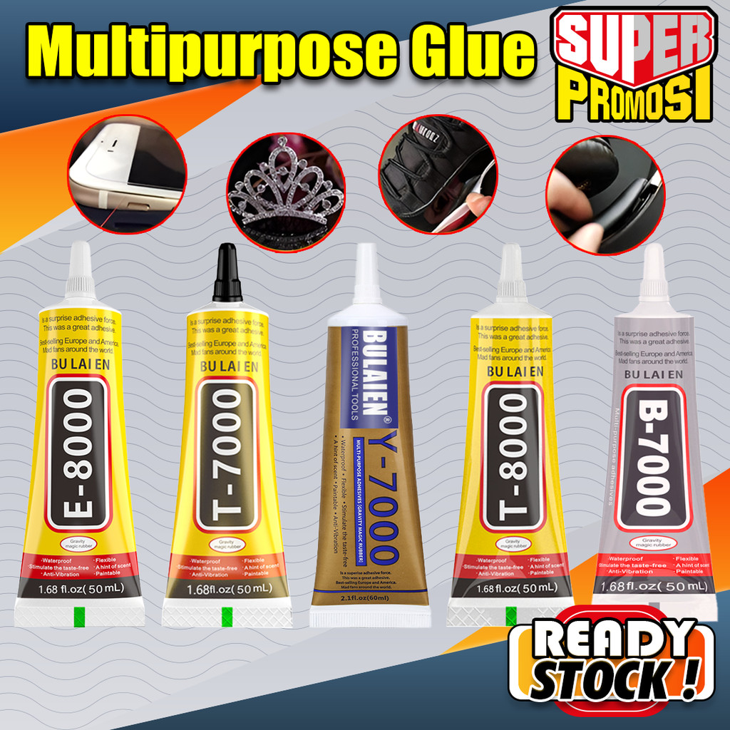 อเนกประสงค์ B7000 T7000 E8000 กาวกาวกันน้ํา Bond สําหรับซ่อมโทรศัพท์/เครื่องประดับ/อิเล็กทรอนิกส์และ