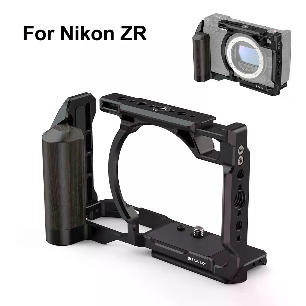 PULUZ สําหรับ Nikon ZR ไม้จับโลหะกล้องกรงขยายกรอบสําหรับกล้อง Nikon ZR