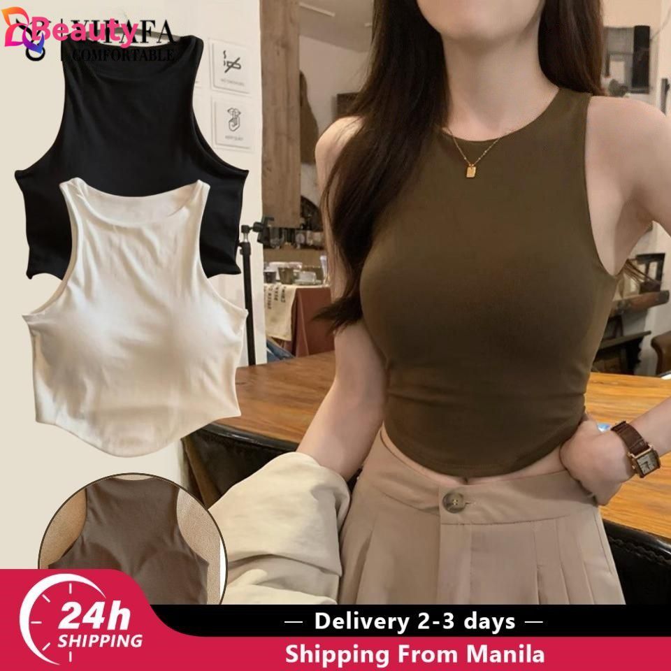 【จัดส่ง 2-3 วัน】เสื้อกล้ามผู้หญิง เสื้อยืดแขนกุด