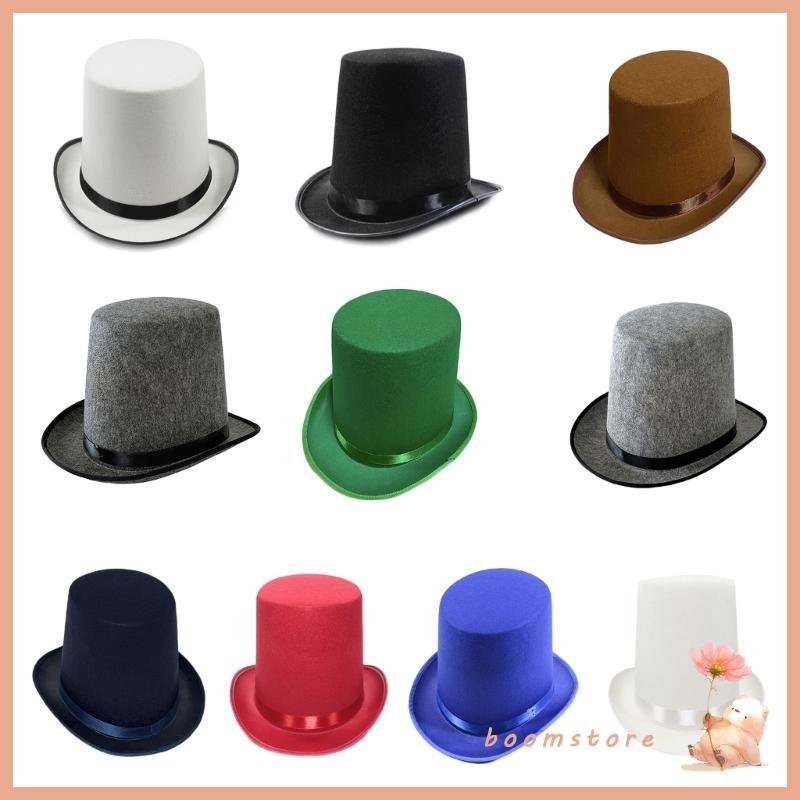 Boom Short Brim Fedora Hat Western Cowboy Hat for Boy Men Adult Cap