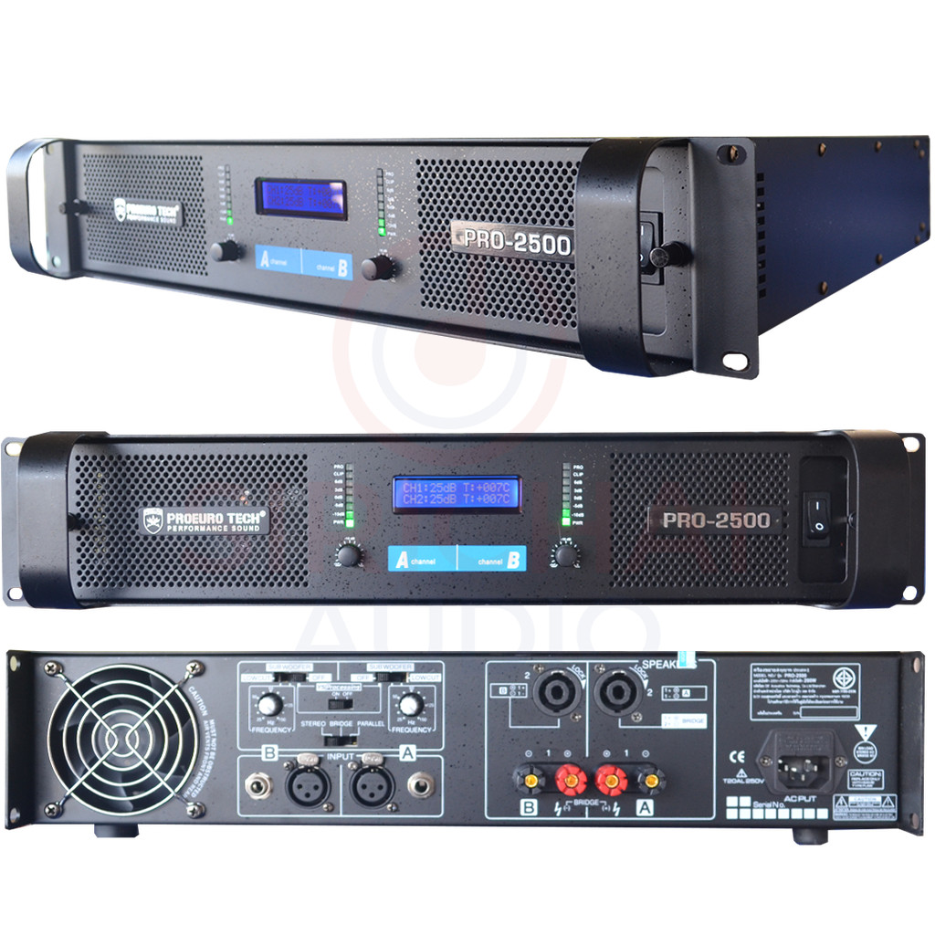 เพาเวอร์แอมป์ PROEUROTECH รุ่น PRO2500