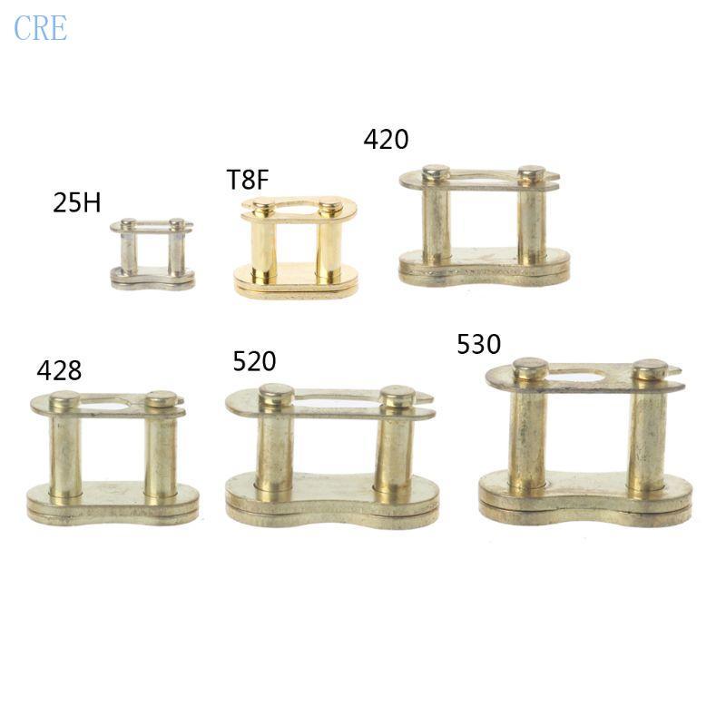 CRE โซ่รถจักรยานยนต์ Master Buckle Ring Link 25H T8F 420 428 520 530 Connector อุปกรณ์เสริมรถจักรยาน