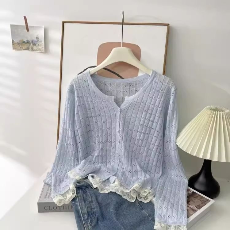เสื้อคาร์ดิแกนถักแขนยาวแบบใหม่สำหรับผู้หญิง สไตล์แฟชั่นทันสมัย – โปรปัง