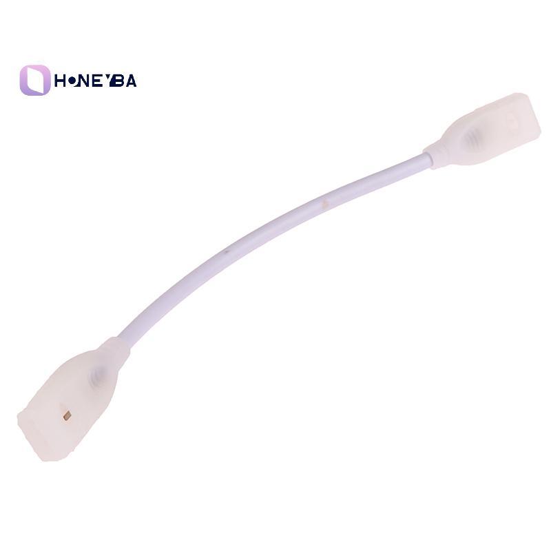 <Honeyby> 220V EU LED Strip Plug สําหรับ Cob 360LEDs 12mm Light Strip Connector 2pin COB LED Strip L