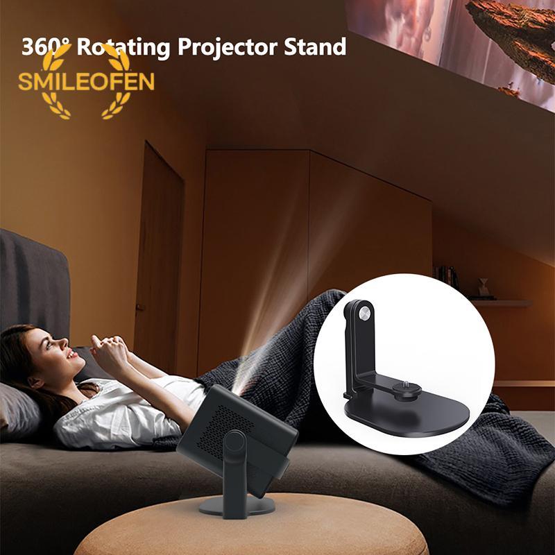 [Smileofen] ขาตั้งโปรเจคเตอร์ Desktop Mount ปรับได้ 360° ที่วางการหมุนสําหรับ XGIMI Halo H6 Xiaomi H