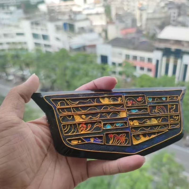 Cadillac Series Non-Genetic Filigree Enamel การปรับแต่งโลโก้รถยนต์ Cadillac CT6 XT6 Cadillac P