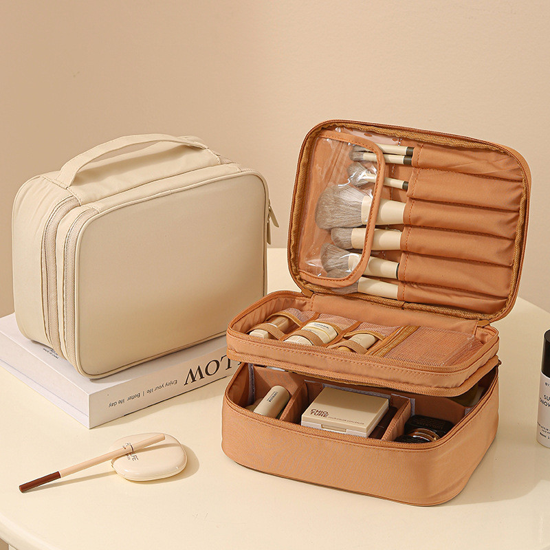 57VJ Cross-Border Toiletry Beauty Tool Storage Bag with Partition Portable Oxford Cloth Fashion Outi