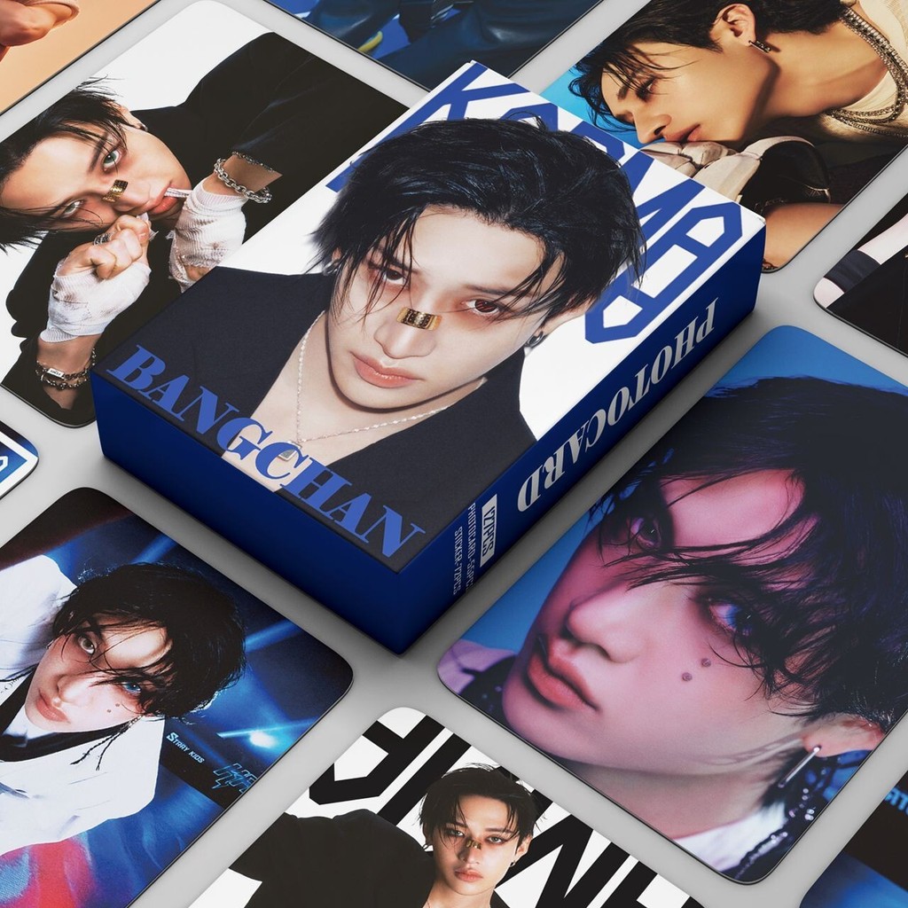 127 Stray Kids Photocards Fangcan BANG CHAN Photocard สติ๊กเกอร์ KARMA4.7 MING