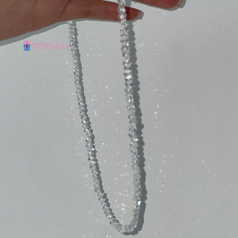 เครื่องประดับคริสตัลลูกปัด Chocker Necklace แบบVintageเกาหลี สำหรับผู้หญิง