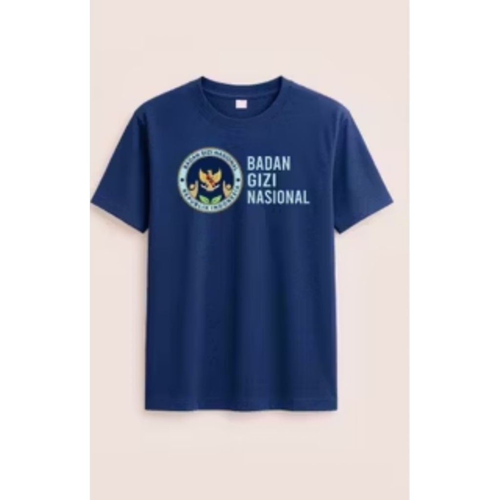 Mbg เสื้อยืด NATIONAL NUTRITION BODY BIG LOGO FRONT, SPPG, SPPG เสื้อยืด BGN ไซส์ S - 2Xl