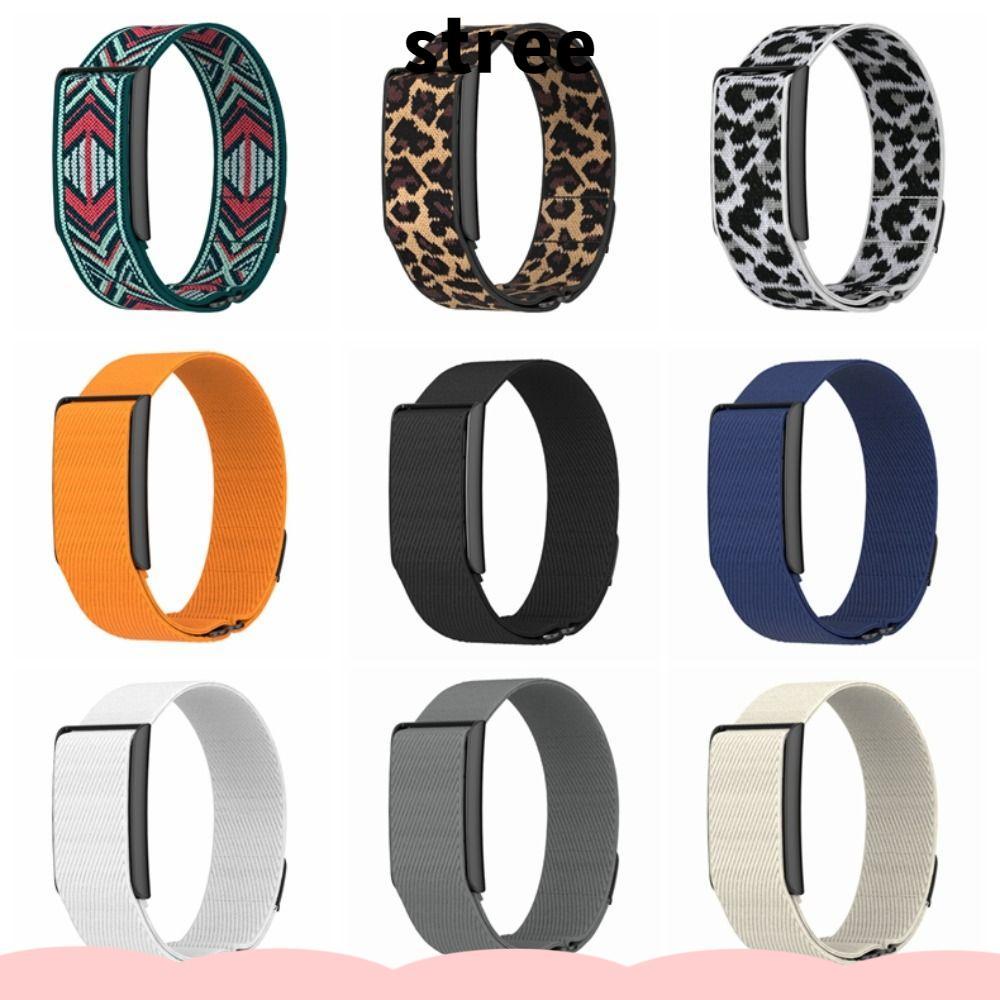 STREE Sport Band, ไนลอนปรับฟิตเนส Tracker สายรัด, 22 มม.Breathable Loop Design สายรัดข้อมือสําหรับ Amazfit Helio สายคล้อง
