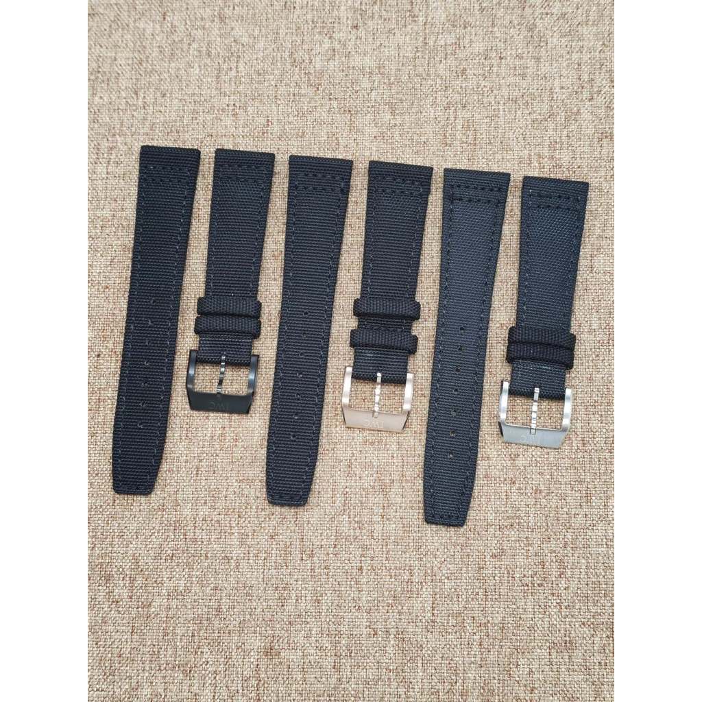 เหมาะสําหรับ IWC IWC Pilot The Little Prince Mark Eighteen Spitfire Fighter ไนลอนสายนาฬิกาหนังแท้202