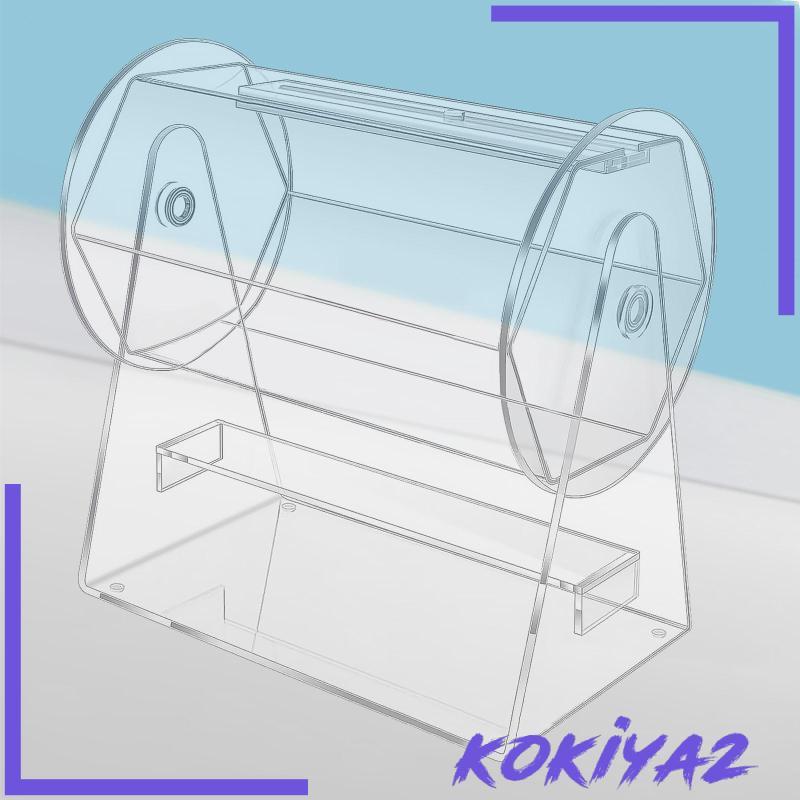 [Kokiya2] อะคริลิค Raffle Drum Professional Party Supplies Raffle Ticket Drum Clear Raffle Ticket Bo