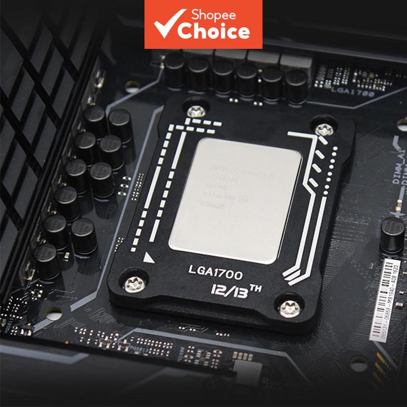 คลิปยึดกรอบซ็อกเก็ต CPU LGA1700 สําหรับงานหนัก กรอบสัมผัสแก้ไขการดัดของ CPU พร้อมหัวเข็มขัดและมือ