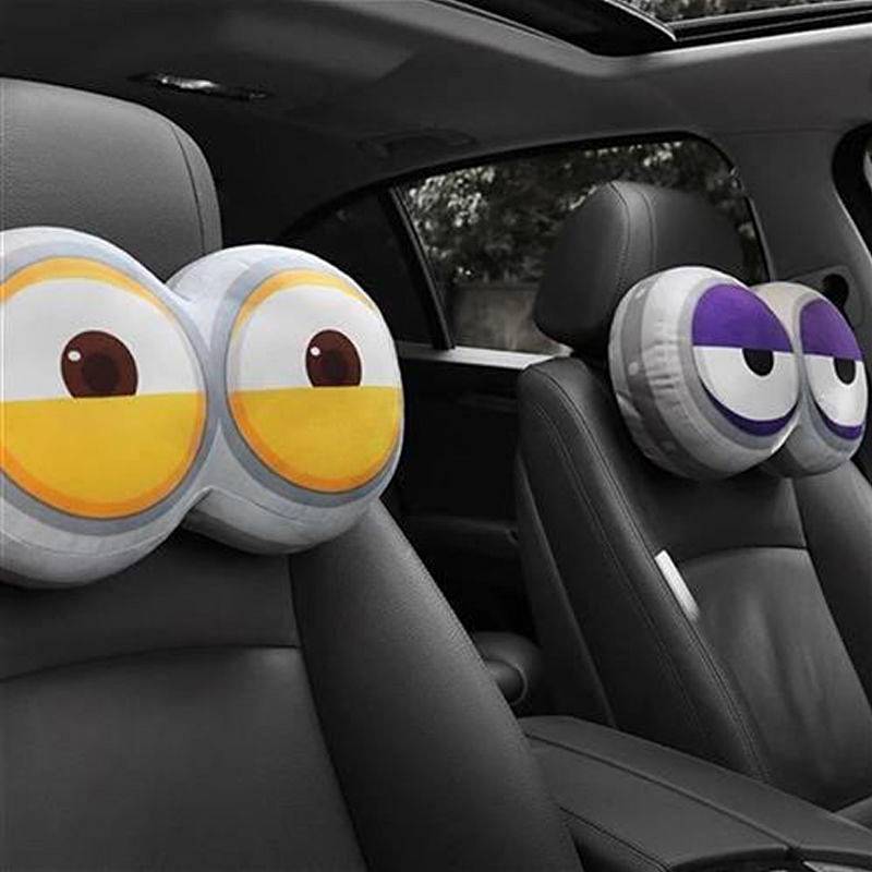 Cartoon Car Headrest Cute Car Pillow Car Neck Pillow Pillow Universal Vg8w