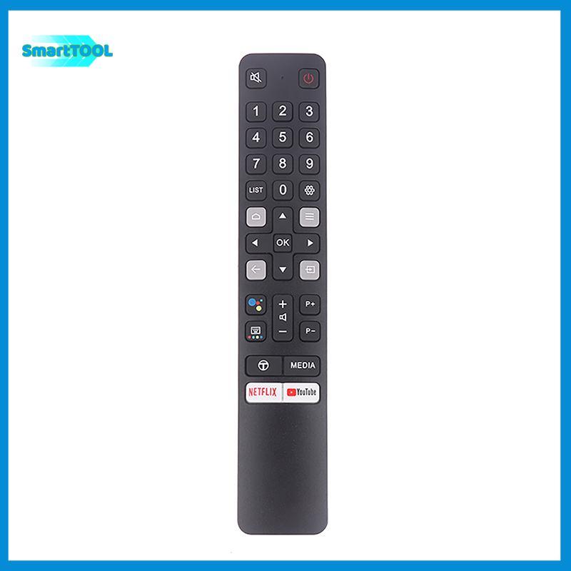 TCL UTZN>เหมาะสําหรับTCL Android 4K LEDสมาร์ททีวีRC901V FMR1 ไม่มีรีโมทคอนโทรลเสียง 43P725 65C728 50