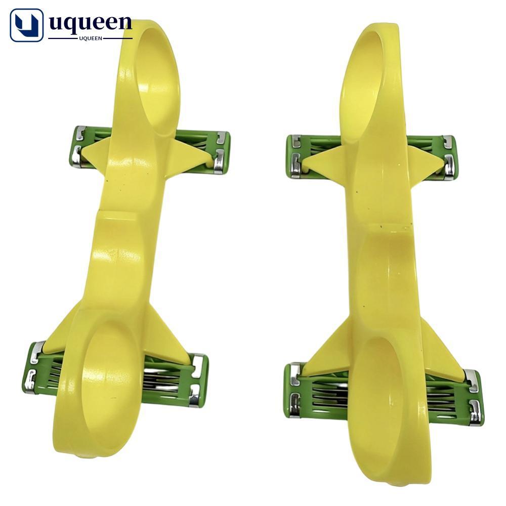 UQUEEN Double Edge Safety Shaver เครื่องโกนหนวดหัวมัลติฟังก์ชั่น ปัตตาเลี่ยน ผมแบบพกพา Smooth Trimmi