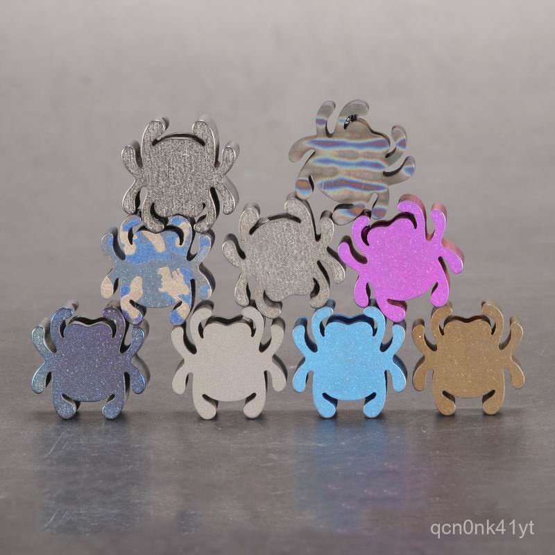 CNEDC I "Spider"  Titanium Alloy Beads Lanyard Pendant Rope Multi Tools Outdoor Camping Paracord Bea