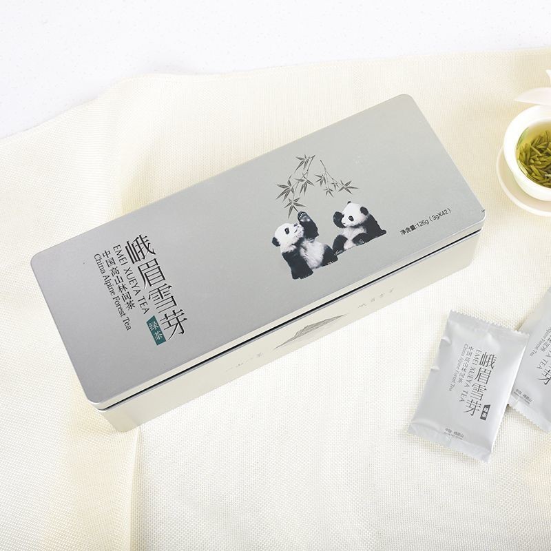 Emei Snow Sprout 2026 ชาใหม่ชาเขียวอัลไพน์ 126g กล่องของขวัญชาถั่วงอกฤดูใบไม้ผลิเสฉวน Emei Mountain2
