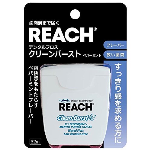 Reach Dental Floss Clean Burst Peppermint 32 Meters (x 1)/ Direct from JAPAN
