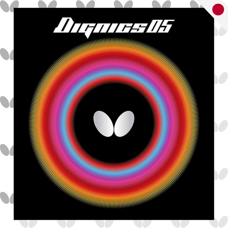 Butterfly Dignics 05 Table Tennis Rubber 2.1mm (06040) High Tension - Japan
