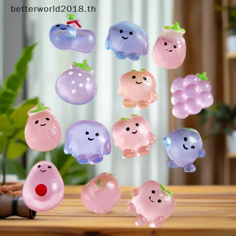 [bet] 10/20 ชิ้นเด็กวันเกิด Party Favors รางวัลของขวัญแขกมินิผลไม้โปร่งใส Mochi Squishy ของเล่นบรรเท