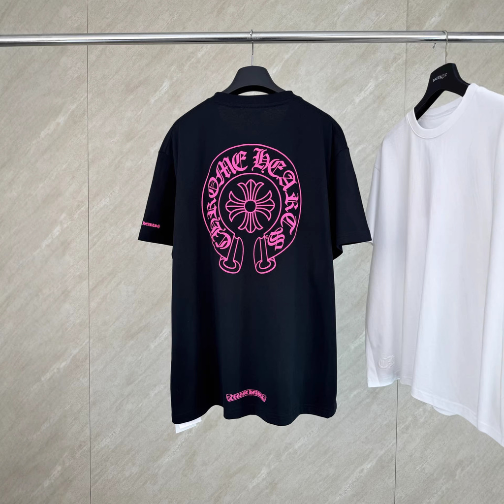 Chrome Hearts CH The summer bestseller from Kelo's official store Hand-printed cotton couple's short